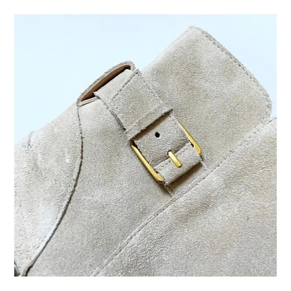 NEW Cole Haan Hampshire Suede Ankle Bootie Latte size 9.5 - Picture 5 of 12